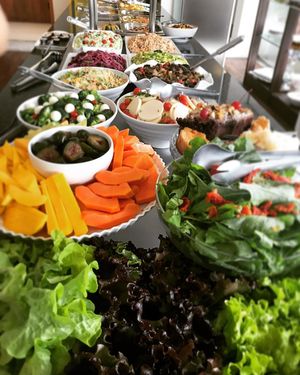 Buffet at BioGarden in Itajai