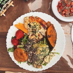 Buffet at BioGarden in Itajai