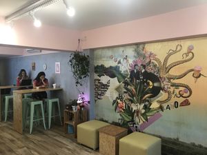 Side wall at Jazzlato in Recife