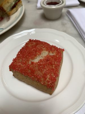 Vegan scone  at Neverland Tea Salon in Vancouver