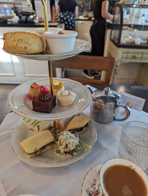 afternoon tea at Neverland Tea Salon in Vancouver