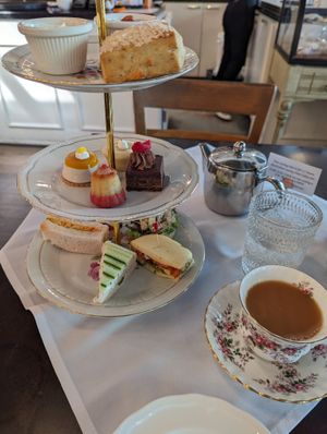 afternoon tea at Neverland Tea Salon in Vancouver