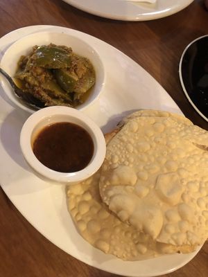 Starters at Prashad Cafe in Cape Town