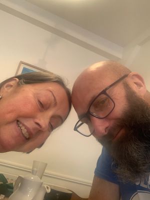 Garden cafe Kendal head bump  at The Garden Cafe and Takeaway in Kendal