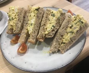 This vegan egg sandwich was so good I had to check with the staff that it wasn’t real egg at The Garden Cafe and Takeaway in Kendal