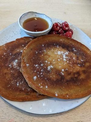 Pancakes.... at The Garden Cafe and Takeaway in Kendal