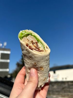 The chicken Caesar wrap on the specials menu is to die for!🤤😍💚  at The Garden Cafe and Takeaway in Kendal