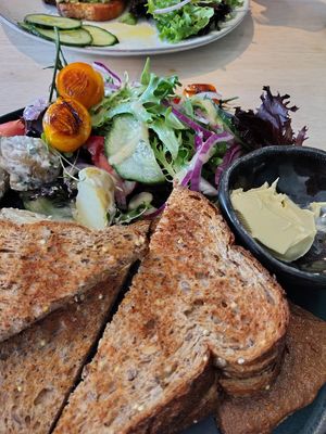 Vegan pâté was delicious. at The Garden Cafe and Takeaway in Kendal