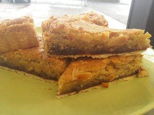 Bakewell tart at The Garden Cafe and Takeaway in Kendal