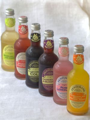 Selection of fentimans cold drinks at The Garden Cafe and Takeaway in Kendal