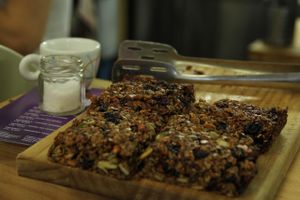 Fresh flapjacks
by The Co-op Café at Dublin Food Co-op in Dublin