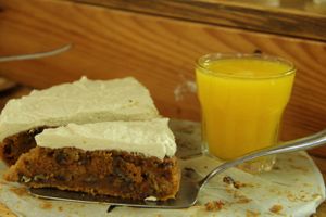 Carrot Cake & Fresh orange juice
by The Co-op Café at Dublin Food Co-op in Dublin