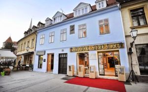 Outside of the restaurant  at Pizzeria Zero Zero in Zagreb