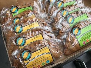 Vegan Pasties (from social media)  at The Cornish Vegan Pasty Company in Truro