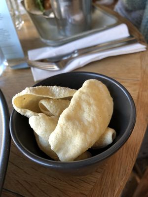 papadum (really blend😒)  at The Herringbone in North Berwick