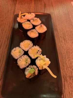 Sushi  at Ka Vegan Udon & Sushi in Krakow