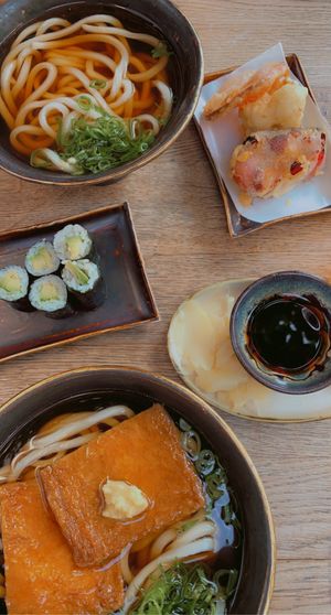 Vegan udon  at Ka Vegan Udon & Sushi in Krakow