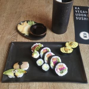 Sushi set #2  at Ka Vegan Udon & Sushi in Krakow