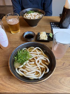 Soba noodle bowls  at Ka Vegan Udon & Sushi in Krakow