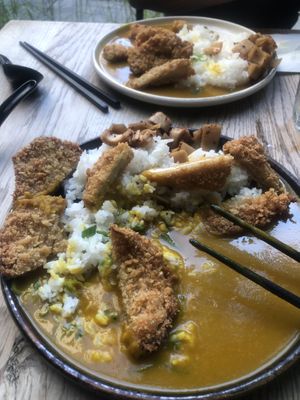 Katsu curry  at Ka Vegan Udon & Sushi in Krakow