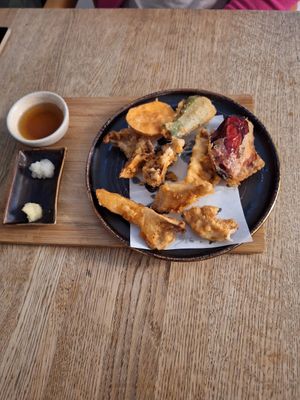 Vegetable Templada at Ka Vegan Udon & Sushi in Krakow