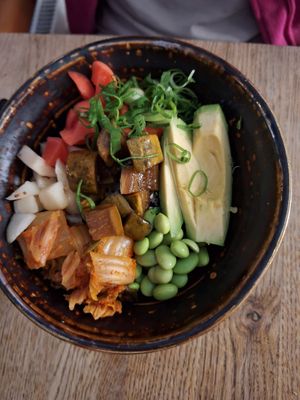 Rice Bowl with vegetables at Ka Vegan Udon & Sushi in Krakow
