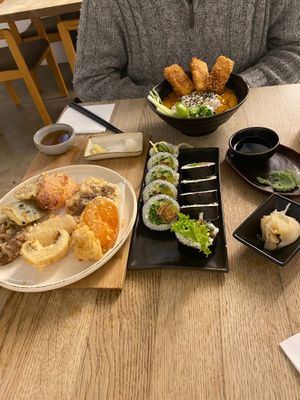 Lovely food. Staff very helpful .Easy to get to from main square on the tram. First time in an all vegan Japanese restaurant and I certainly wasn’t disappointed  at Ka Vegan Udon & Sushi in Krakow