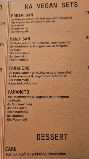  at Ka Vegan Udon & Sushi in Krakow