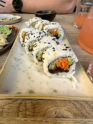 Sharer sushi at Ka Vegan Udon & Sushi in Krakow