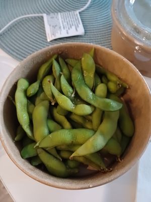 Edamame at Ka Vegan Udon & Sushi in Krakow