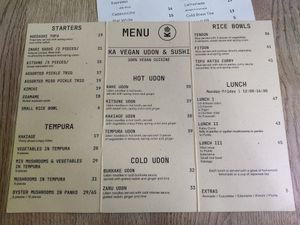  at Ka Vegan Udon & Sushi in Krakow