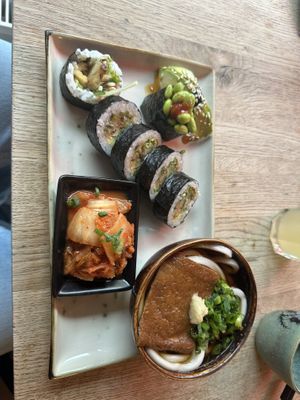   at Ka Vegan Udon & Sushi in Krakow