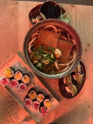   at Ka Vegan Udon & Sushi in Krakow