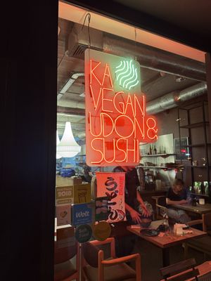   at Ka Vegan Udon & Sushi in Krakow