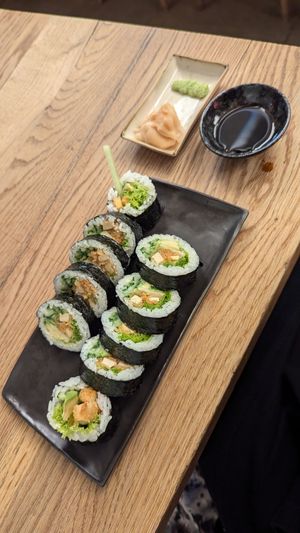 Tofu in panko Futomaki at Ka Vegan Udon & Sushi in Krakow