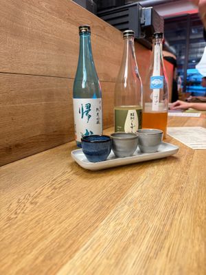 Sake tasting  at Ka Vegan Udon & Sushi in Krakow