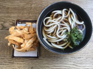 Udon with fried veggies at Ka Vegan Udon & Sushi in Krakow