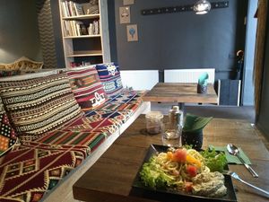 Cozy but stylish, central Asia inspired decor at Nirvana at Nirvana in Riga