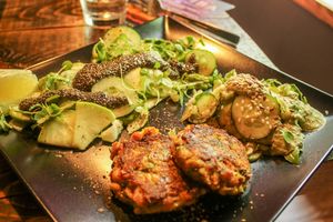 lunch menu at Nirvana in Riga