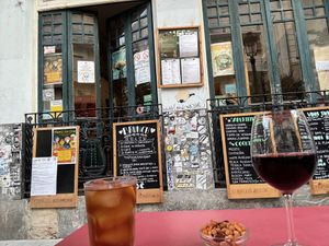 Leuk terras   at Ubik Café in Valencia