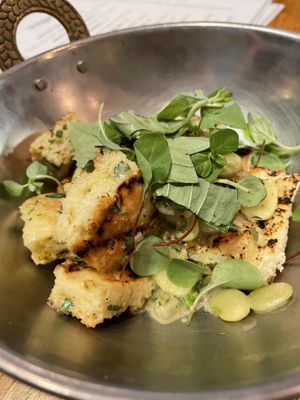 Butterbeans— my fave! at Sorghum & Salt in Charleston