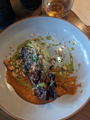 Savoy cabbage at Sorghum & Salt in Charleston