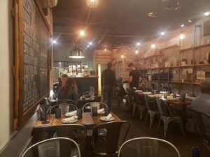 Charming 2 room seating areas at Sorghum & Salt in Charleston