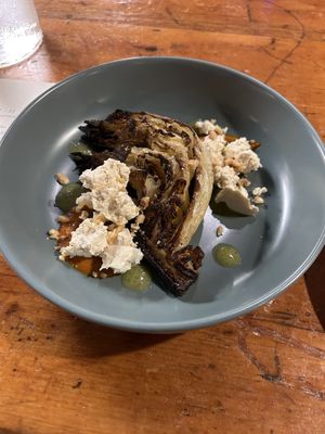 Savoy cabbage - sooooo good!  at Sorghum & Salt in Charleston