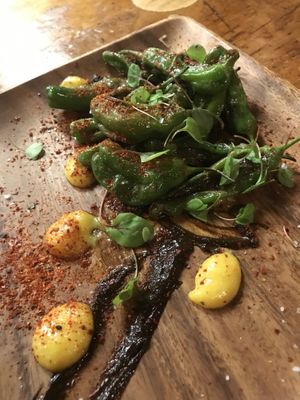 Local Shishitos at Sorghum & Salt in Charleston