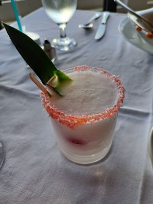 Vegan cocktail at La Luna in Manuel Antonio