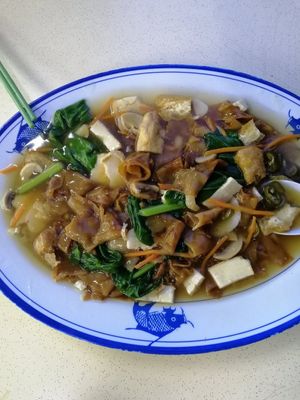 Hor fun at Zhen Yuan Vegetarian  in Northeast Singapore
