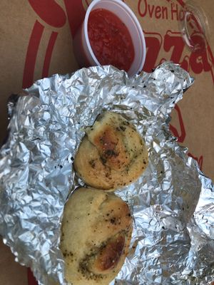 Garlic knots  at Mora Pizza in Miami