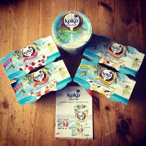 Koko Dairy Free yoghurts. at Kašča in Slovenj Gradec