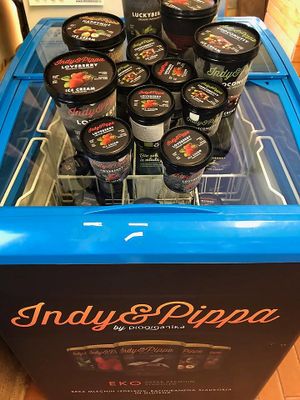 Slovenian vegan and organic ice cream. Soy and gluten free. at Gajbica in Trbovlje